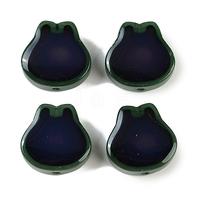 Two Tone Glass Mood Beads GLAA-Z007-13D-1