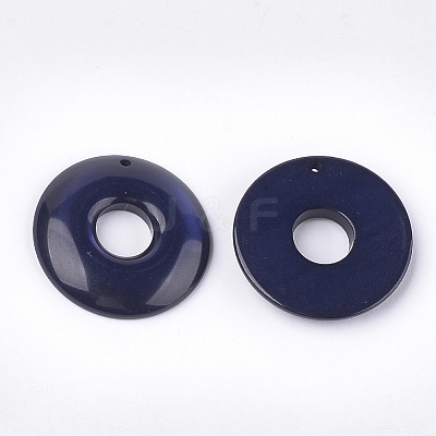 Translucent Resin Pendants RESI-S374-19A-1