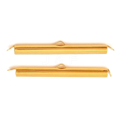 Iron Slide On End Clasp Tubes IFIN-R212-4.0cm-G-1
