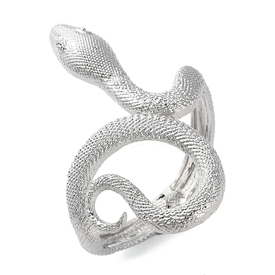 Alloy Open Bangles for Women BJEW-K253-01P-1