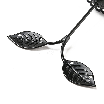 3 Sizes Bean Sprout Leaves Iron Earring Displays EDIS-E013-01A-1