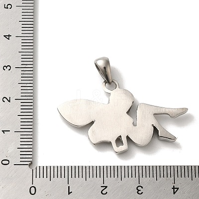 Non-Tarnish 316L Surgical Stainless Steel Pendants STAS-H194-03P-01-1