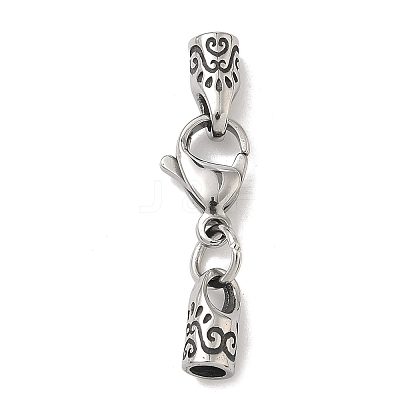 316 Surgical Stainless Steel Lobster Claw Clasps STAS-L307-02ASP-01-1