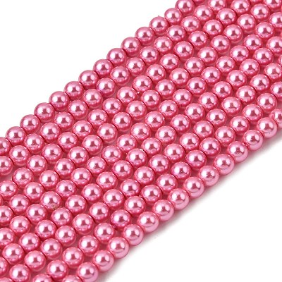 Glass Pearl Beads HY-J001-4mm-HX053-1