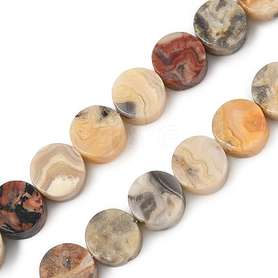 Natural Crazy Agate Beads Strands G-M454-B10-1