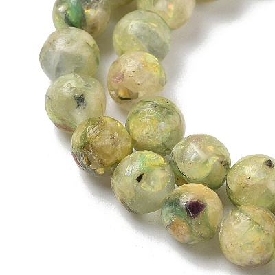 Dyed Natural Dolomite Beads Strands G-D337-8mm-D02-1