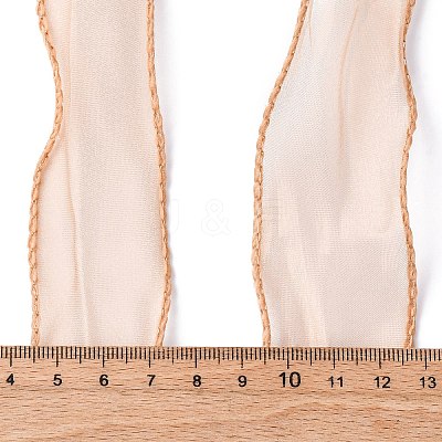 10 Yards Polyester Chiffon Ribbon LS-DIY-WH0325-44K-1