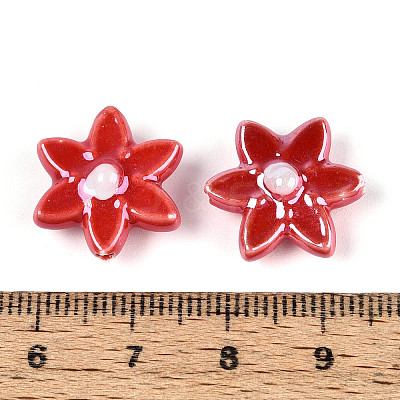 Handmade Porcelain Beads PORC-N008-10F-01-1