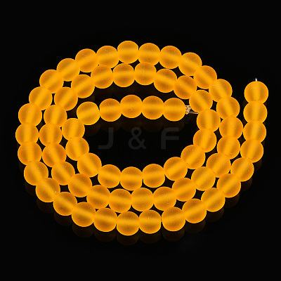 Transparent Glass Beads Strands GLAA-T032-T6mm-MD11-1