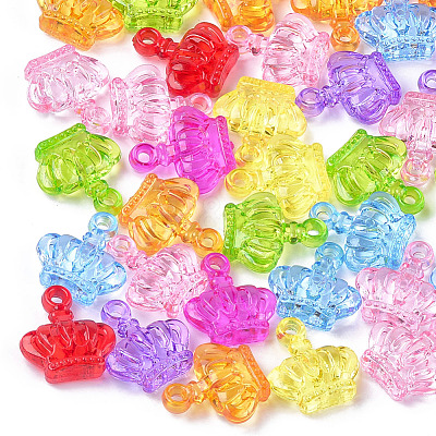 Transparent Acrylic Pendants TACR-T005-07-1