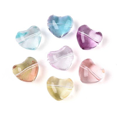 Transparent Glass Beads GLAA-T025-23-1