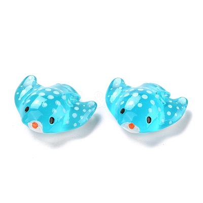 Transparent Resin Cabochons RESI-I043-01-1