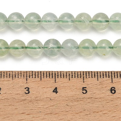 Natural Prehnite Beads Strands GG-CBA6F9F-6mm-1
