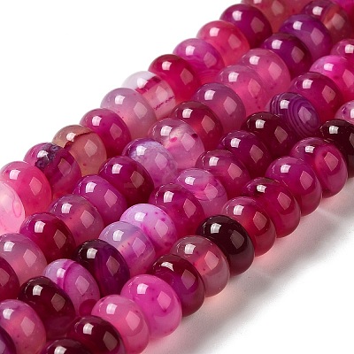 Natural Agate Beads Strands G-H295-C03-02-1