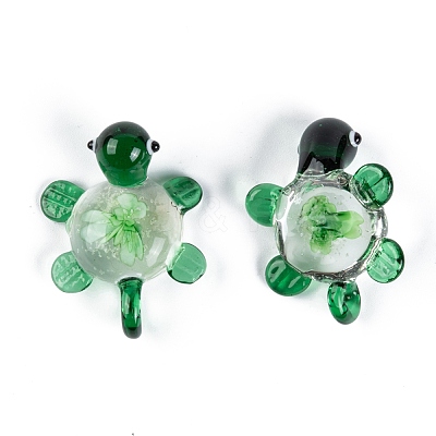 Handmade Lampwork Pendants LAMP-S078-B-1