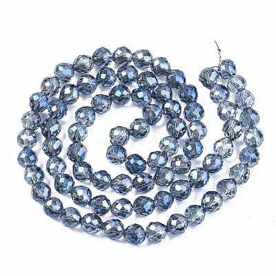 Transparent Glass Beads Strands EGLA-T008-14A-1