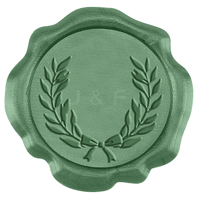 50Pcs Adhesive Wax Seal Stickers DIY-CA0006-16K-1
