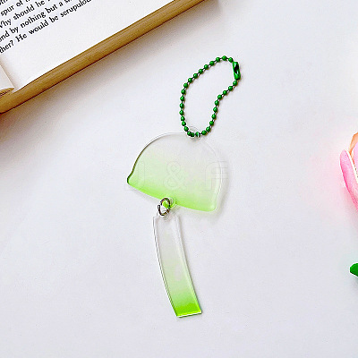 Gradient Color Transparent Acrylic Keychain Blanks ZXFQ-PW0003-15C-02-1