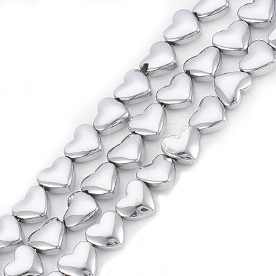 Electroplate Non-magnetic Synthetic Hematite Beads Strands G-T061-101J-1