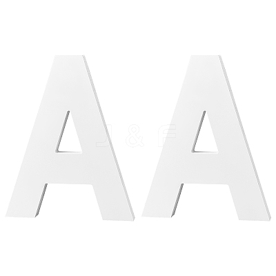 Wooden Letter Ornaments WOOD-WH0104-21-1