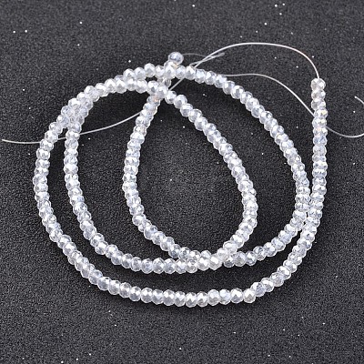 Electroplate Glass Beads Strands EGLA-P018-2mm-AB01-1