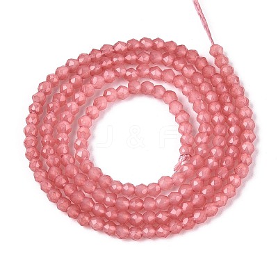 Imitation Jade Glass Beads Strands GLAA-T028-2mm-11B-1