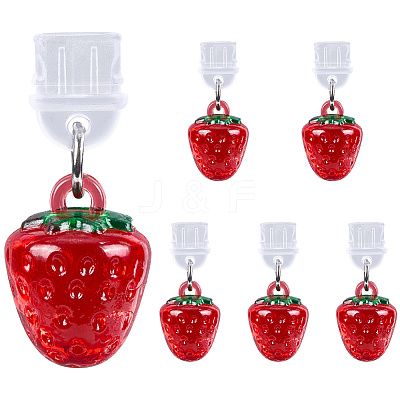 6Pcs Plastic Mobile Dustproof Plugs HJEW-CN00015-1