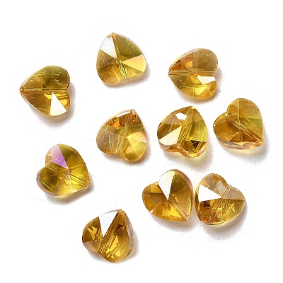 Electroplate Glass Beads EGLA-Q091-14mm-A12-1