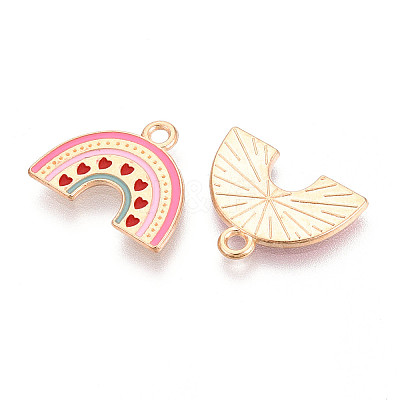 Alloy Enamel Pendants X-ENAM-T022-30-1