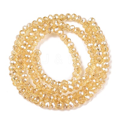 Electroplate Glass Beads Strands EGLA-A044-T1mm-A03-1