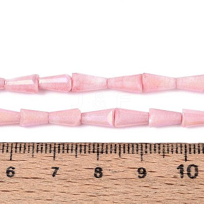 Anti-Tarnish Electroplate Glass Beads Strands GLAA-T025-27H-1