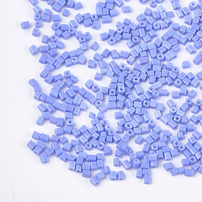 Baking Paint Glass Beads SEED-S023-11B-12-1