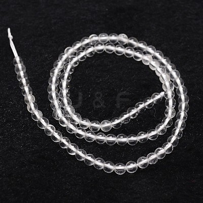Natural Quartz Crystal Beads Strands X-G-D840-61-4mm-1