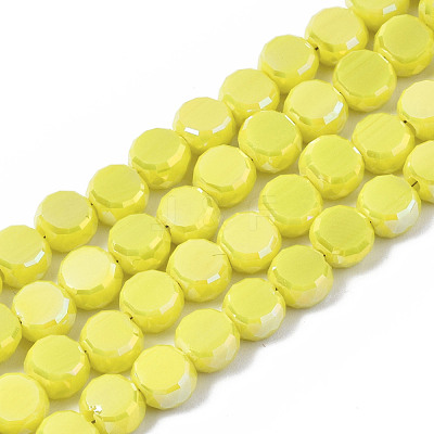 Electroplate Glass Beads Strands EGLA-Q125-002-A04-1