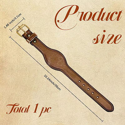 Retro Cowhide Leather Cord Bracelets for Women Men BJEW-WH20012-08AB-1