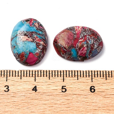 Synthetic Silver Line and Regalite/Imperial Jasper/Sea Sediment Jasper X-G-P299-L02-1