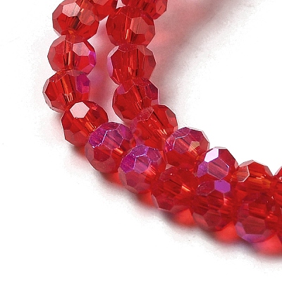 Electroplate Transparent Glass Beads Strands LS-EGLA-A035-T3mm-L07-1