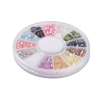 ABS Plastic Cabochons OACR-X0006-09-5mm-1