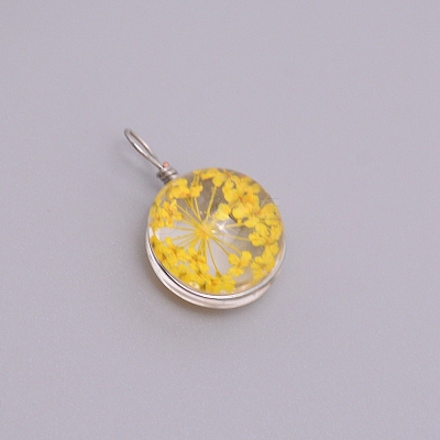 Transparent Glass Pendants GLAA-TAC0003-06E-1