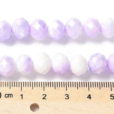 Electroplate Glass Beads Strands LAMP-S068-11A-1