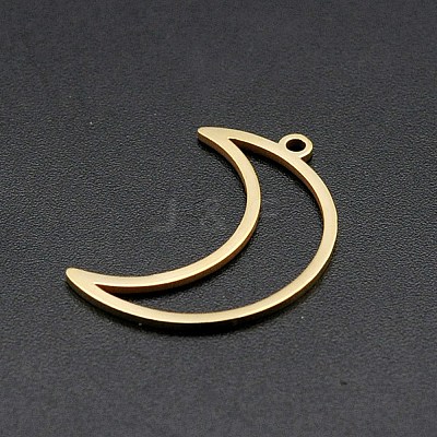 Ion Plating(IP) 201 Stainless Steel Pendants STAS-R111-LA137-1