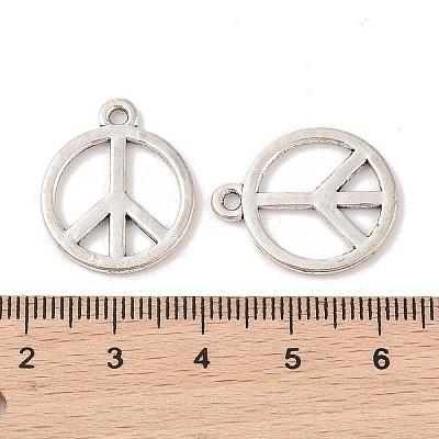 Tibetan Style Alloy Pendants TIBEP-K67-AS-RS-1
