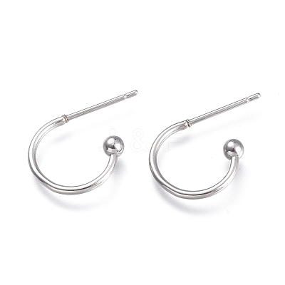 Tarnish Resistant 304 Stainless Steel Earring Hooks X-STAS-K211-01P-1