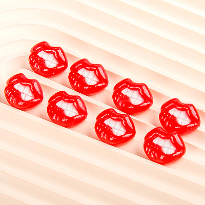 Opaque Cartoon Resin Cabochons RESI-CJC0020-14-1