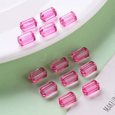 Transparent Acrylic Beads TACR-S154-27B-82-1