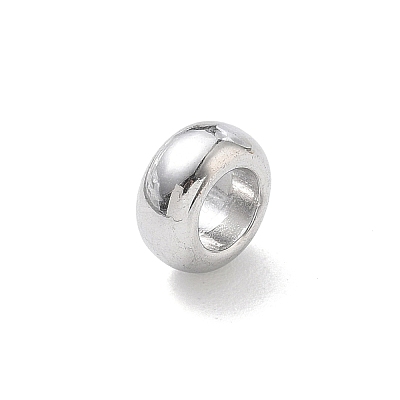 Brass European Beads KK-CBA109E-06P-1