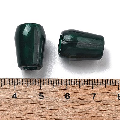 Two Tone Acrylic Beads OACR-S042-03E-1