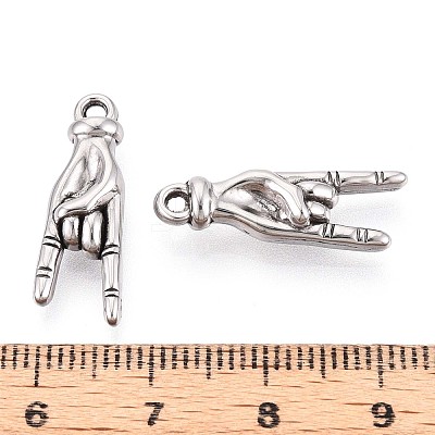 304 Stainless Steel Pendants X-STAS-T065-21A-P-1
