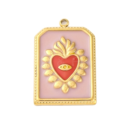 304 Stainless Steel Pendants STAS-V004-05G-1