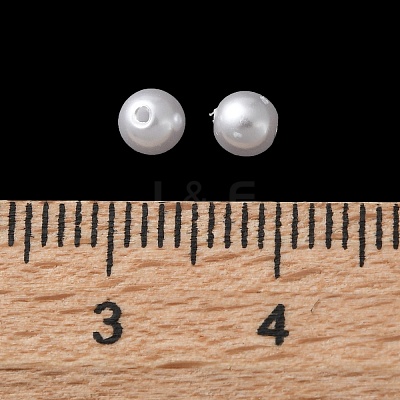 Plastic Imitation Pearl Beads FIND-M059-01A-01-1